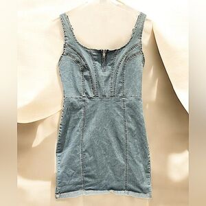 Story of My Dress Blue Sheath Mini Dress